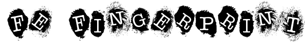 FE Fingerprints Inside font preview